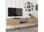 Mobile Tv 'Paltamo' 180X31X29,5 Cm Rovere