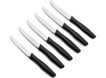 Set Da Tavola Nova - Set Di 6 Coltelli Da Tavola Con Lama Seghettata E Punta Arrotondata, Ideali Per Tagliare I Cibi A Tavola.