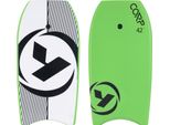 Yello 42" Slick Corp Bodyboard Verde: Ideale - 168-183 Cm - Hdpe - Xpe - Eps"