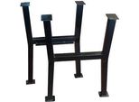 2X Gambe Del Tavolo Telaio Del Tavolo Da Giardino Gambe Del Tavolo Da Parco In Acciaio Nero Venedig 9464