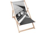 Lettino Dreamroots Pieghevole In Legno, Legno Di Faggio Fino A 130 Kg, Lettino Pieghevole Con Regolazione Dell'inclinazione Dello Schienale A 3 Livelli, Moto