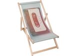 Sdraio Dreamroots Pieghevole In Legno Fino A 130 Kg, Lettino Prendisole Pieghevole Con Regolazione Dell'inclinazione Dello Schienale In 3 Fasi, Cassetta Musica Antica