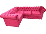 Divano Angolare Divano Chesterfield A L In Tessuto Divano Rosa Divani Moderni