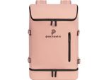 Pactastic Zainetto Zaino Con Scomparto Per Laptop Urban Collection Zipper Backpack 50 Cm 26L Rose Rosa