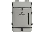 Pactastic Zaino Zainetto Con Scomparto Per Laptop Urban Collection Zipper Backpack 50 Cm 26L Grey Grigio