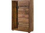 MASSIVMOEBEL24 | Bark #106 Credenza In Legno Di Acacia - Laccato / Naturale 100X40X150