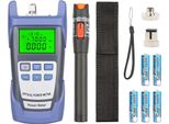 Kit Di Strumenti Per Fibre Ottiche, Misuratore Di Potenza Ottica, Tester Portatile Per Fibre Ottiche Da 10 Mw, Tipo Penna Portatile, Luce Rossa, Localizzazione Visiva Dei Guasti, Penna Per Test Di Fibre Ottiche
