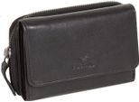 Mustang Pelle Portafoglio Como Heze Wallet Black Nero