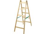 Scala Kadax "Salo"", Scala In Legno, Scala Fissa Fino A 150 Kg, 152 Cm, 5 Gradini"