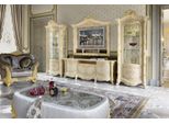 Cornice Tv Bassa Lato Rtv Soggiorno Credenza 2X Vetrina 4 Pezzi Set Italia