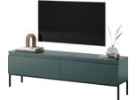 Selsey Bemmi - Lavagna Per Tv, Verde Scuro Con Gambe In Metallo, 150 Cm