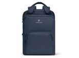 Pactastic Zainetto Zaino Con Scomparto Per Laptop Urban Collection Round Top Backpack 40 Cm 22L Dark Blue Blu Scuro