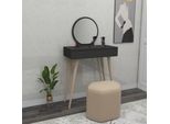 Skye Decor, Siena - Antracite, Tavolini Da Toilette, Antracite, 129,2 X 72 X 35 Cm