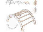 Arco Di Arrampicata Mamoi®, Triangolo Di Arrampicata, Arrampicata Per Bambini, Altalena Arcobaleno In Legno, Arco In Legno Per Bambini, Parco Giochi, Struttura Per Arrampicata Indoor Da 1 Anno 2/3 Anni