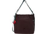 Gabs Pelle Borsa A Tracolla Zaino Aissa Tg Bull Black Shoulder Bag Mogano Marrone