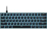 Tastiera Meccanica Outemu Con 61 Tasti, 21 Effetti Luminosi A Led | Keycaps In Abs Bicolore Stampati A Iniezione | Hot-Swappable Fai Da Te | Interruttore Blu, Nero