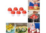 Cuociuova 6 Pezzi In Silicone Senza Bpa Cuociuova A Vapore Pentola Lenta Per 6 Uova