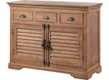 MASSIVMOEBEL24 | Credenza Toulouse #06 In Legno Di Mango Oliato Beige - 120X45X90