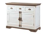 MASSIVMOEBEL24 | Credenza Toulouse #106 In Legno Di Mango Laccato Bianco - 120X45X90