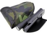Vanga Pieghevole Da Campeggio Con Bussola Inclusa Borsa Mimetica - Pala Pieghevole Da Esterno - Accessori Per La Pesca - Vanga Da Campo - Multitool Con Sega A Grimaldello - Kit Di Sopravvivenza - Attrezzatura Di Sopravvivenza - Strumento Per La Caccia Escursionistica