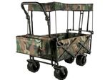 Vevor Carrello Manuale Carrello Pieghevole Con Tetto Carrello Da Trasporto Carrello Da Giardino 100 Kg Camouflage