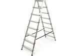 Scala Domestica Kadax "Molde"" Pieghevole Con Portata Fino A 125 Kg, 8 Gradini"
