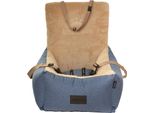 Seggiolino Auto Per Cani | Seggiolino Auto Per Cani, Sedile Posteriore, Sedile Anteriore | Colore: Blu | Poliestere | Dimensioni: 55 X 55 Cm