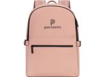 Pactastic Zainetto Zaino Con Scomparto Per Laptop Urban Collection Round Top Backpack 44 Cm 20L Rose Rosa