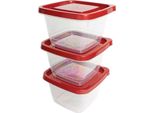 Michelino Set Di Barattoli Contenitori Per La Conservazione Set Di 3 Pezzi Contenitori Per Alimenti Contenitori Per La Conservazione 1360Ml