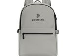 Pactastic Zaino Zainetto Con Scomparto Per Laptop Urban Collection Round Top Backpack 44 Cm 20L Grey Grigio