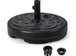 Supporto Per Ombrellone Costway 23 Litri / 39 Kg Riempibile Con Acqua O Sabbia, Supporto Per Ombrellone Per Pali Da 38/48 Mm, Ø56 Cm Supporto Per Ombrellone Market Supporto Per Ombrellone Per Giardino, Balcone