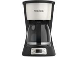 Taurus Vintage Digital Cream - Caffettiera A Goccia Programmabile Da 1,5L, Timer Digitale 24H, Display Lcd, 1000W, Filtro Permanente, Sistema Antigoccia, Piastra Riscaldante, Con Spegnimento Automatico