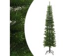 The Living Store Albero Di Natale Artificiale Con Supporto Slim 240 Cm Pe