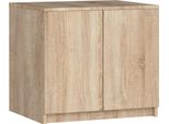 S60 Armadio In Rovere Sonoma 60 Cm Con 2 Ante E 2 Cassetti