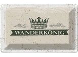 Vianmo Insegna Di Latta 12X18 Cm Wandern WanderköNig Krone Berge
