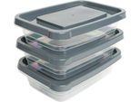 Michelino Set Di Barattoli Contenitori Per La Conservazione Set Di 3 Pezzi Contenitori Per Alimenti Contenitori Per La Conservazione 1020Ml