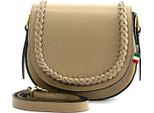 Florence Borsa A Tracolla In Pelle Borsa A Tracolla Taupe Beige OTF806C