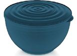 Michelino Ciotola Per Impastare Con Coperchio Insalatiera Lavabile In Lavastoviglie 5500Ml Blu
