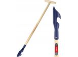 Diserbante Kadax "Pescia"", Diserbante In Metallo Con Manico In Legno, Blu, 116 Cm"