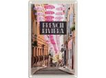 Vianmo Insegna Di Latta 30X20 Cm French Riviera Rosa Schirm Altstadt