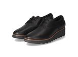 Clarks Donna Scarpe Stringate/ Scarpe Basse Sharon Rae Nero Pelle Lisciataglia:36