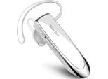 New Bee Cuffie Monoauricolari, Cuffie In-Ear, Cuffie Sportive, Cuffie Bluetooth Senza Fili, Bluetooth 5.0, Cancellazione Del Rumore Di Chiamata Cvc, Argento