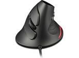 Zelotes T-30 Mouse Ottico Cablato Mouse Verticale Mouse Usb Cablato Da Gioco Mouse Ergonomico A 6 Pulsanti Con 4 Dpi Regolabili Per Pc Laptop，Nero