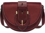 Fossil Pelle Borsa A Tracolla Harwell Flap Crossbody Mahogany Bordeaux