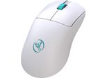 Mouse Da Gioco Hxsj, Connessione A Doppia Modalità (2.4G/USB) | Design Leggero | Dpi Regolabile A Sei Livelli, Bianco