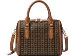 Fossil Borsa A Tracolla Borsetta Williamson Satchel Brown Multi Multicolore