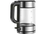 Xiaomi | Bollitore Elettrico In Vetro Ue | Elettrico | 2200 W | 1,7 L | Vetro | Base Girevole A 360° | Nero/Acciaio Inox