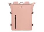 Pactastic Zainetto Zaino Con Scomparto Per Laptop Urban Collection Top Zipper Backpack 45 Cm 19L Rose Rosa