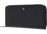 Golden Head Portafoglio Polo Rfid Protect Zipped Ladies Purse Wallet Black Nero