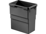 Cestino Interno Hailo 1137679 Grigio Scuro 30 Litri 397 X 258 X 413 Mm